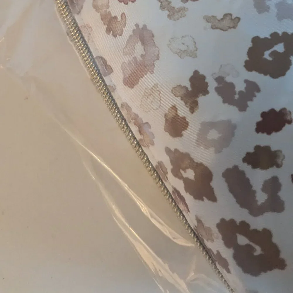NWT 2pc Sonia Kashuk Makeup Bag Set Animal Print Designer Christmas Holiday Gift